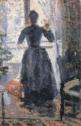 unknow artist woman at the window France oil painting artist